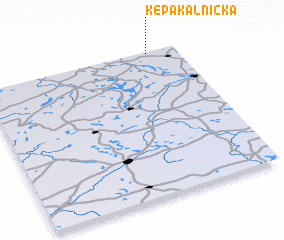 3d view of Kępa Kalnicka