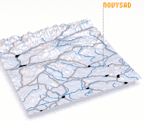 3d view of Nový Sad