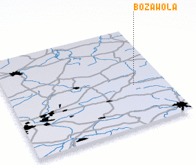 3d view of Boża Wola