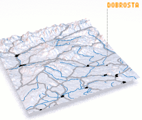 3d view of Dobrošta