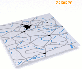 3d view of Zagórze