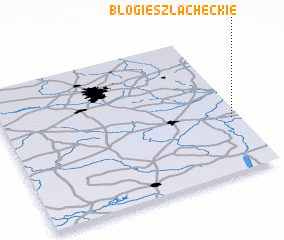 3d view of Błogie Szlacheckie