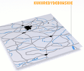 3d view of Kukurędy-Dębowskie