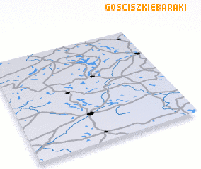 3d view of Gościszkie Baraki