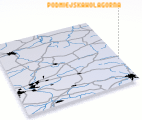 3d view of Podmiejska Wola Górna