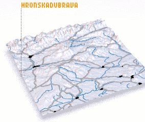 3d view of Hronská Dúbrava