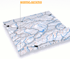 3d view of Horné Jaseno