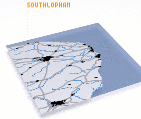 3d view of South Lopham