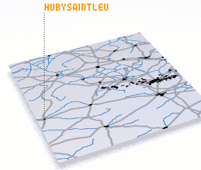 3d view of Huby-Saint-Leu