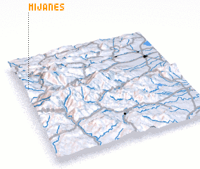 3d view of Mijanès