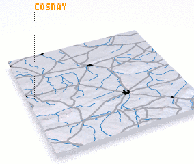 3d view of Cosnay