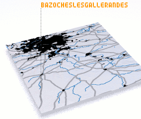 3d view of Bazoches-les-Gallerandes