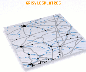 3d view of Grisy-les-Plâtres