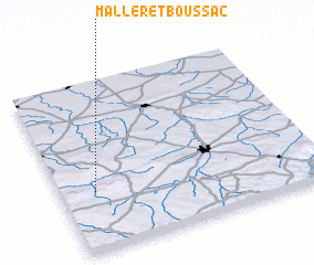 3d view of Malleret-Boussac