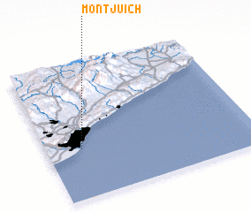 3d view of Montjuich