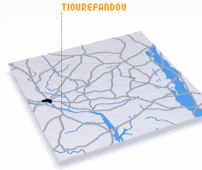 3d view of Tiouré Fandou