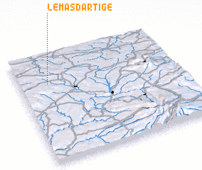 3d view of Le Mas-dʼArtige