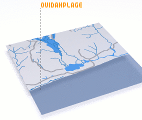 3d view of Ouidah-Plage