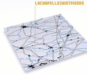 3d view of Lachapelle-Saint-Pierre