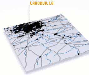 3d view of La Norville