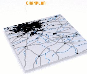 3d view of Champlan