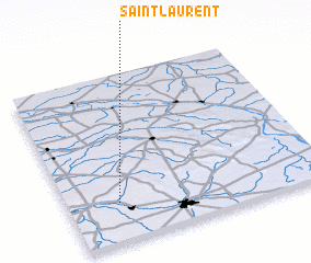 3d view of Saint-Laurent