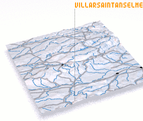 3d view of Villar-Saint-Anselme