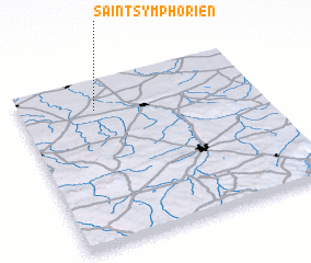 3d view of Saint-Symphorien