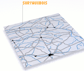 3d view of Sury-aux-Bois