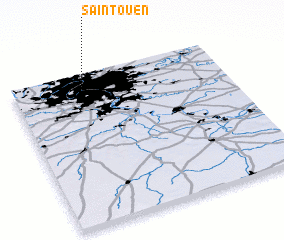 3d view of Saint-Ouen