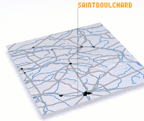 3d view of Saint-Doulchard