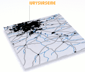 3d view of Ivry-sur-Seine