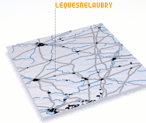 3d view of Le Quesnel-Aubry