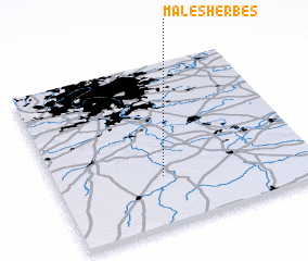 3d view of Malesherbes