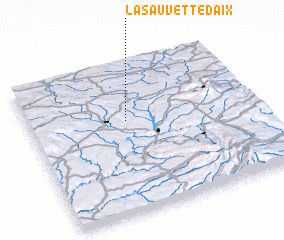 3d view of La Sauvette dʼAix