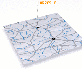 3d view of La Presle