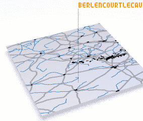 3d view of Berlencourt-le-Cauroy