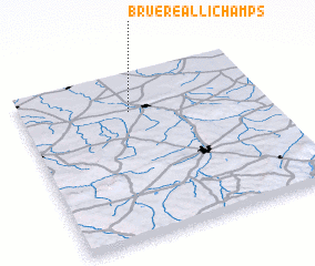 3d view of Bruère-Allichamps