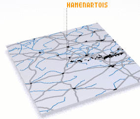 3d view of Ham-en-Artois