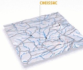 3d view of Cheissac