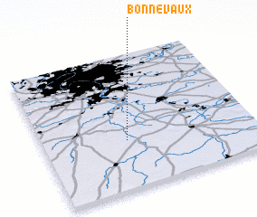 3d view of Bonnevaux