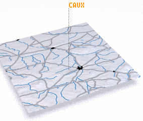 3d view of Caux