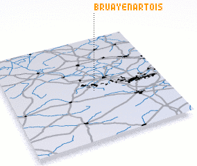 3d view of Bruay-en-Artois