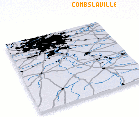 3d view of Combs-la-Ville