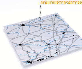 3d view of Beaucourt-en-Santerre