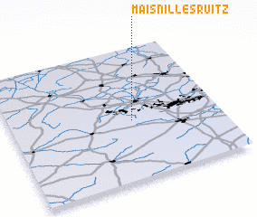 3d view of Maisnil-lès-Ruitz