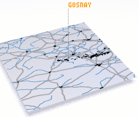 3d view of Gosnay