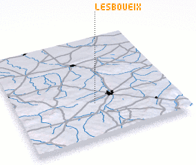 3d view of Les Boueix