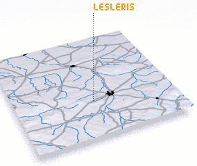 3d view of Les Léris