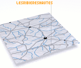 3d view of Les Ribières Hautes